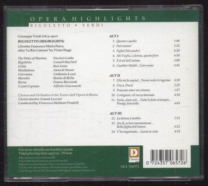 Verdi - Rigoletto (CD)