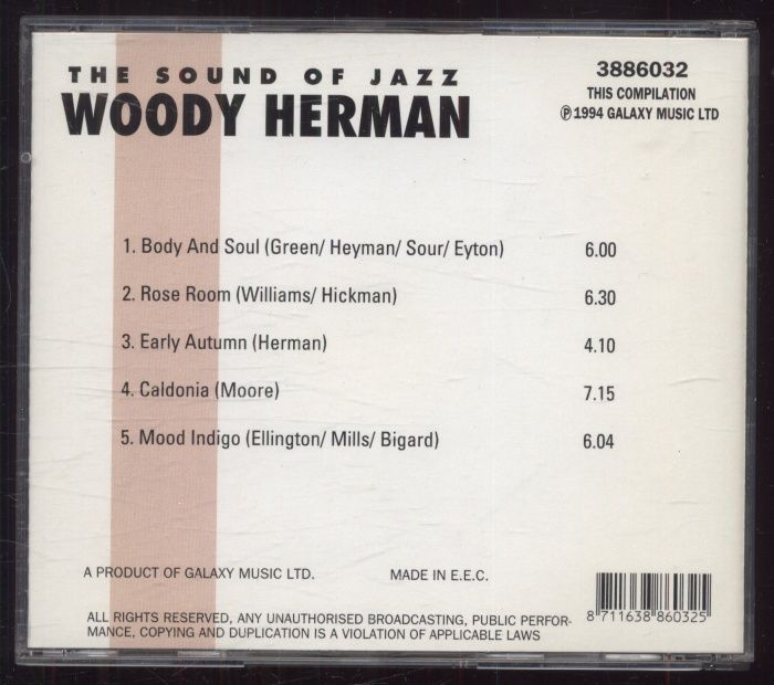 Woody Herman - The Sound Of Jazz - Woody Herman (CD)