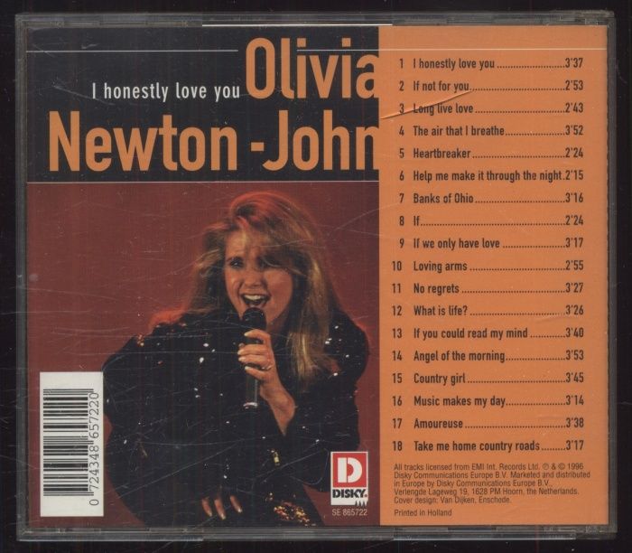 Olivia Newton-John - I Honestly Love You - 18 Great Hits (CD)