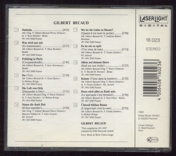 Gilbert Becaud - Gilbert Becaud (CD)