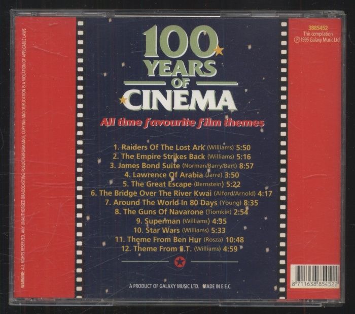 The Hollywood Film Festival Orchestra - 100 Years Of Cinema (CD)