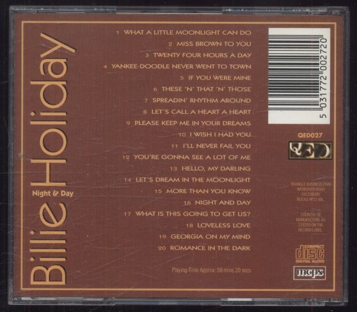 Billie Holiday - Night & Day (CD)
