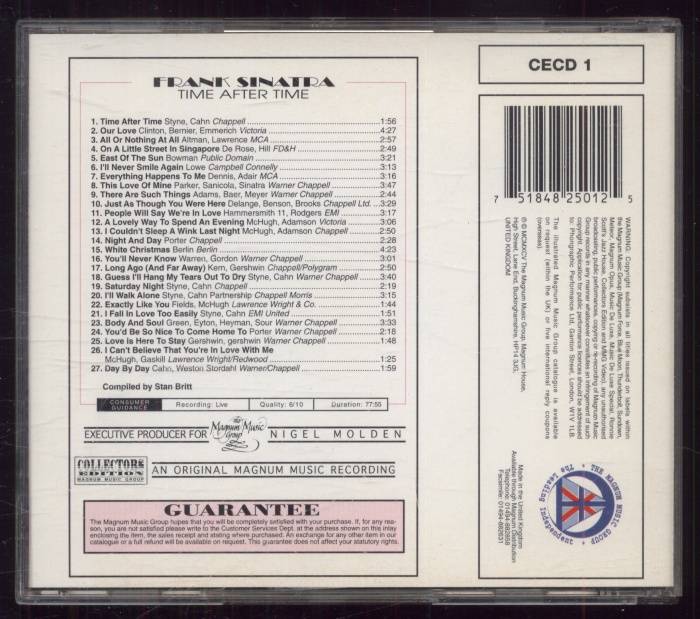 Frank Sinatra - Time After Time (CD)