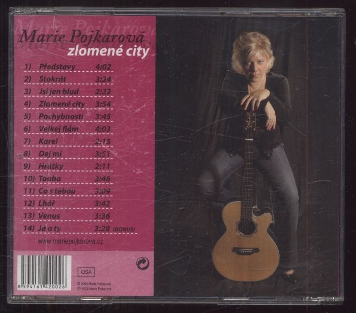 Marie Pojkarová - Zlomené city (CD)