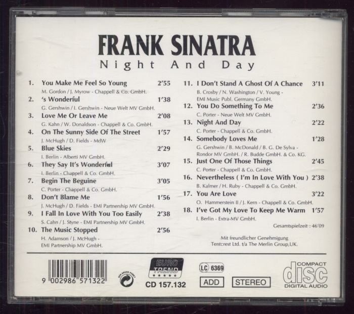 Frank Sinatra - Night And Day (CD)