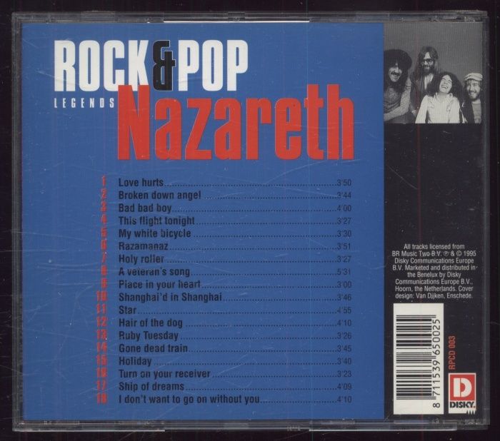 Nazareth - Rock & Pop Legends (CD)