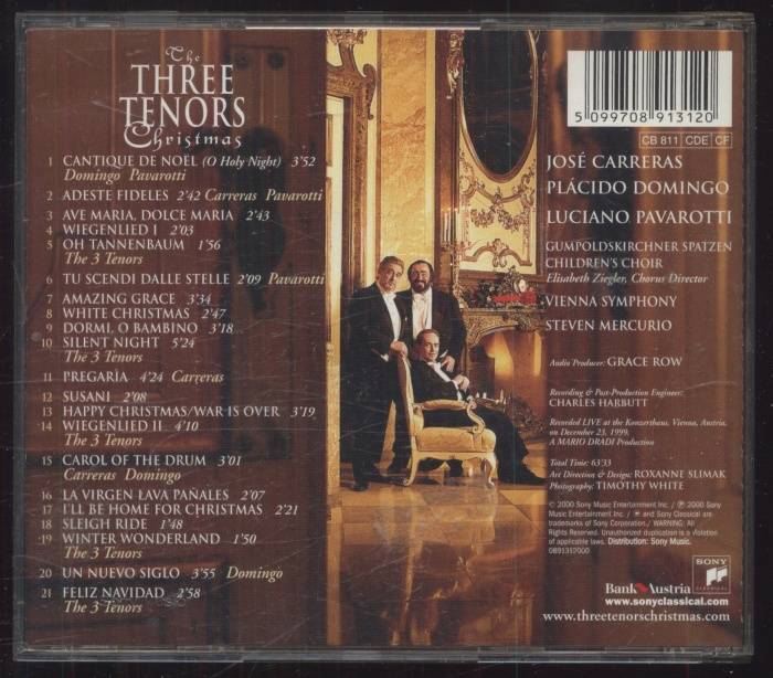 The Three Tenors - Christmas (CD)
