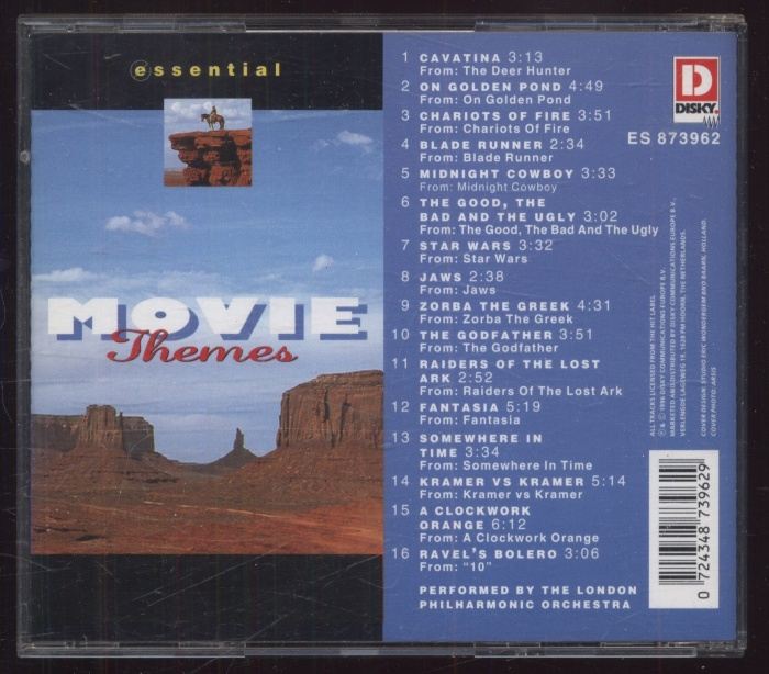London Philharmonic Orchestra - Essential Movie Themes (CD)