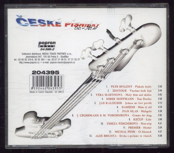 Various - České písničky 60.-90. let (CD)