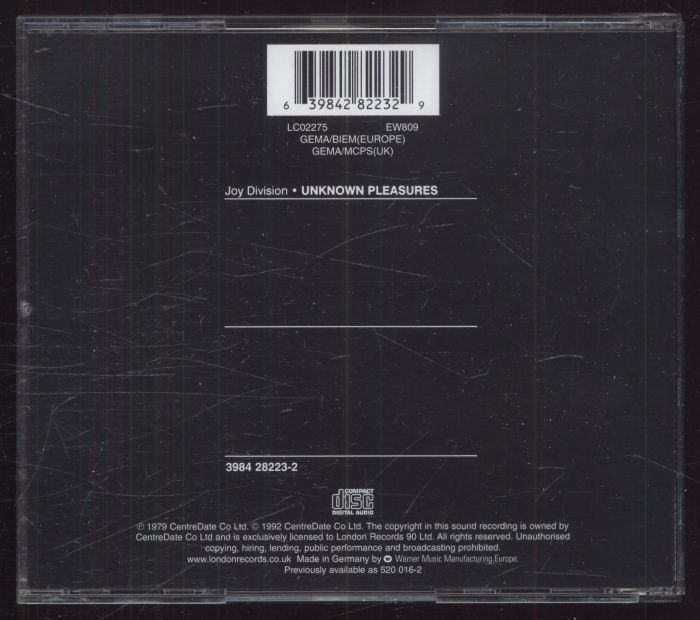 Joy Division - Unknown Pleasures (CD)