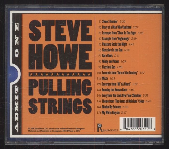 Steve Howe - Pulling Strings (CD)
