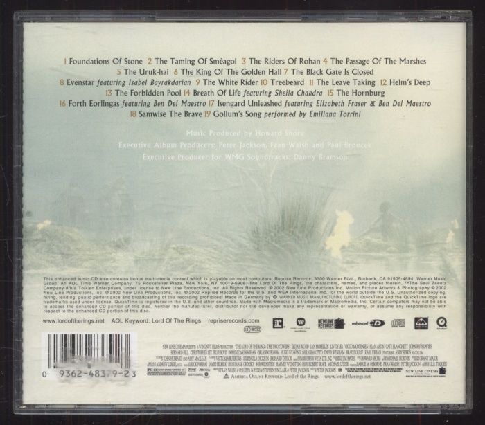 Howard Shore - The Lord Of The Rings: The Two Towers (Original Motion Picture Soundtrack) (CD)