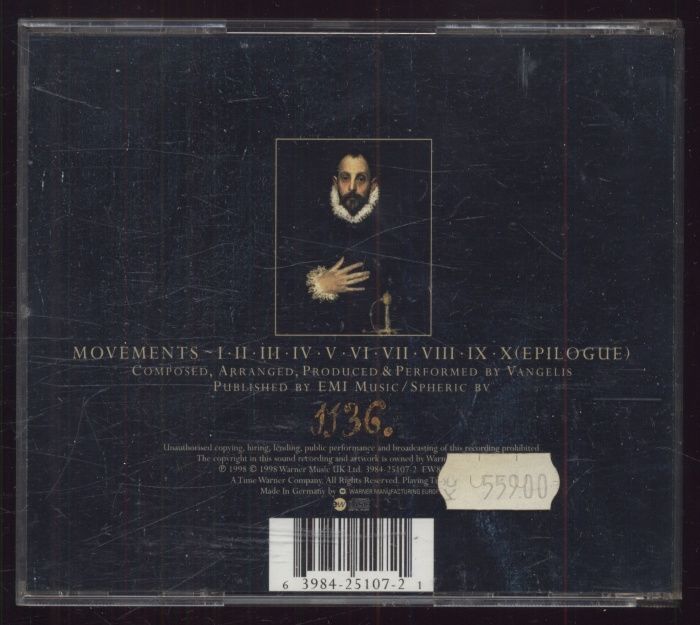 Vangelis - El Greco (CD)