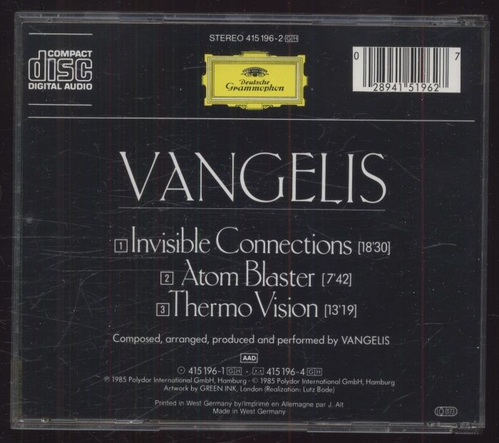 Vangelis - Invisible Connections (CD)
