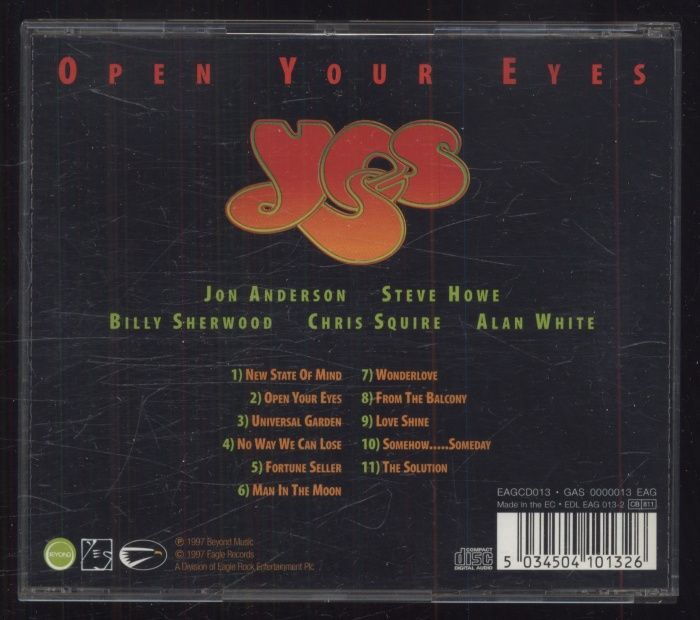 Yes - Open Your Eyes (CD)