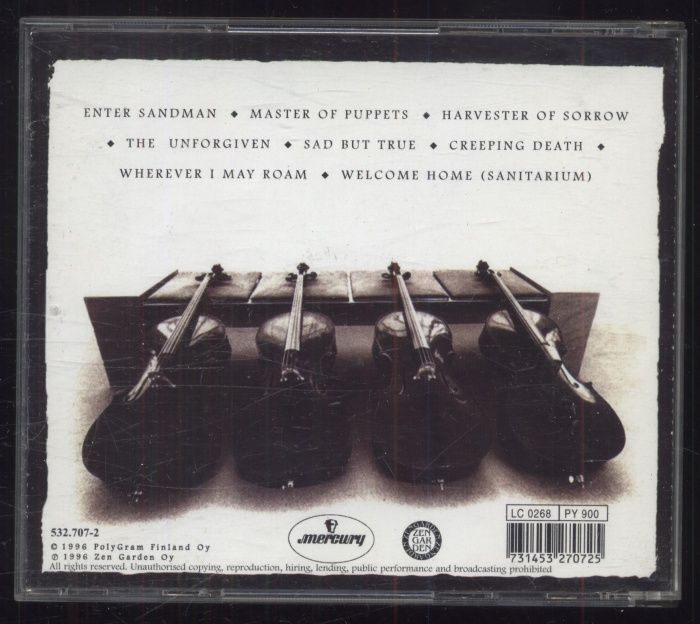 Apocalyptica - Plays Metallica By Four Cellos (CD)