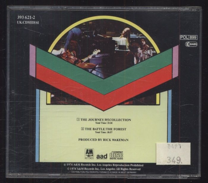 Rick Wakeman - Journey To The Centre Of The Earth (CD)