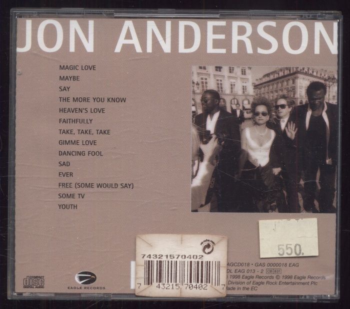 Jon Anderson - The More You Know (CD)
