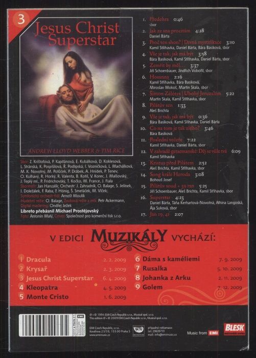 Jesus Christ Superstar - Blesk muzikály 3 (CD)