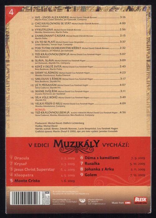 Kleopatra - Blesk muzikály 4 (CD)
