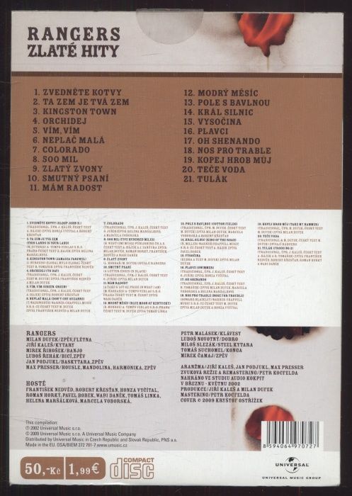 Rangers - Zlaté hity (CD)
