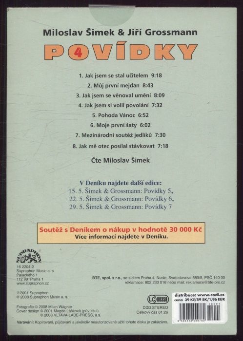 Šimek & Grossmann - Povídky 4 (CD)