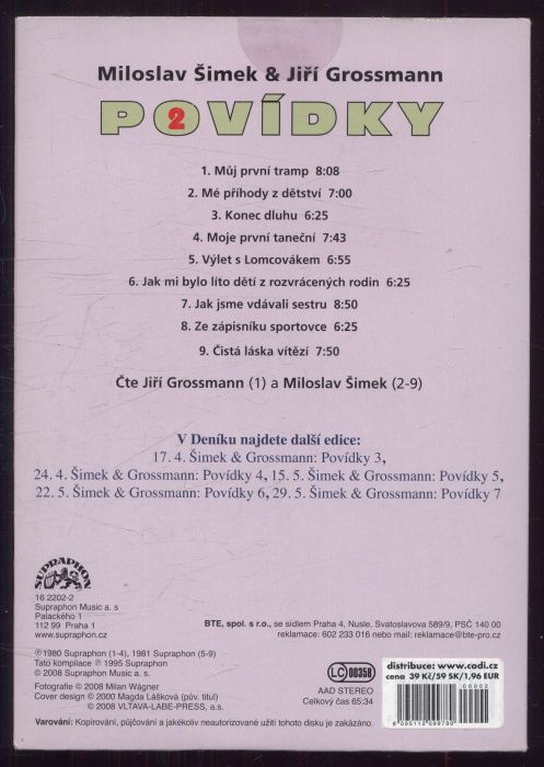 Šimek & Grossmann - Povídky 2 (CD)