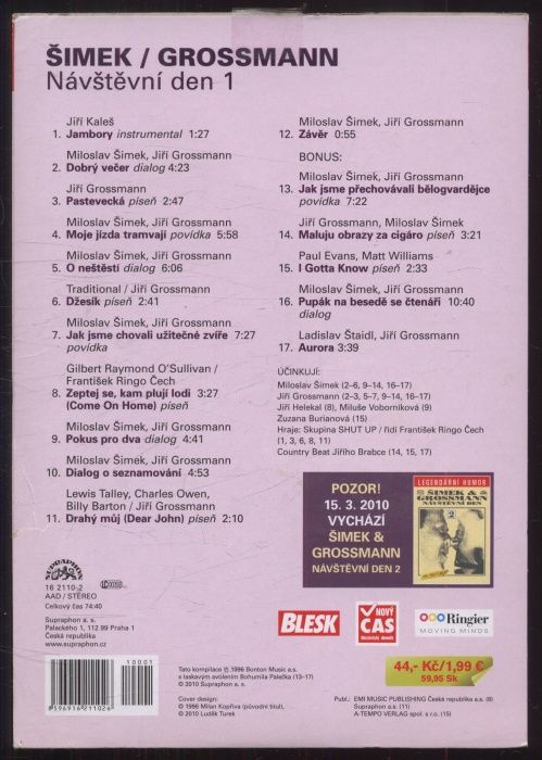 Šimek & Grossmann - Návštěvní den 1 (CD)