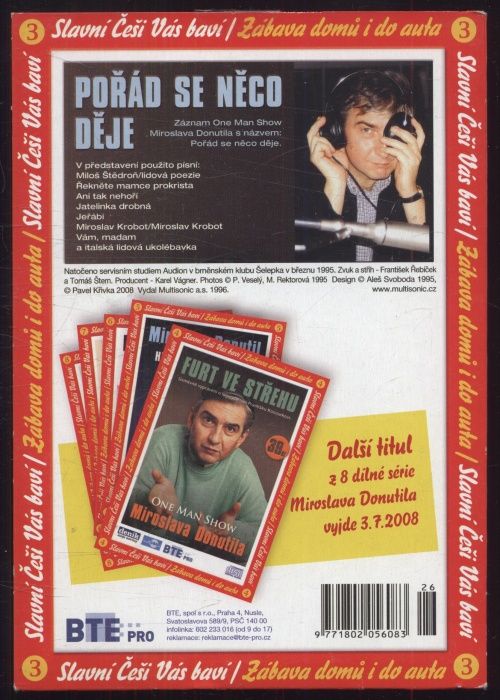 Miroslav Donutil - Pořád se něco děje - One Man Show Miroslava Donutila (CD)