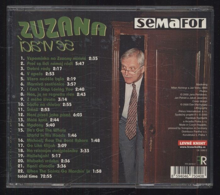 Zuzana Stirská, Viky Stirská, Jiří Suchý, Dalibor Mašek - Zuzana se vrací (CD)