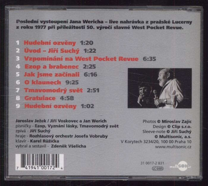 Werich a Suchý - Lucerna '77 (CD)