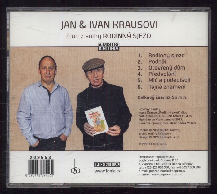Jan & Ivan Krausovi čtou z knihy Rodinný sjezd (CD)