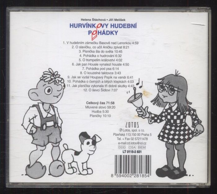 Hurvínkovy hudební pohádky (CD)