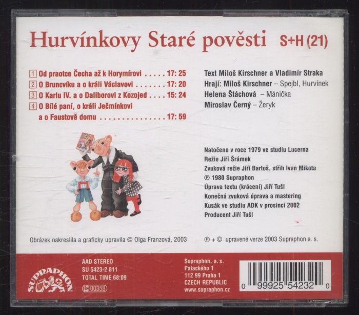 Hurvínkovy Staré pověsti (CD)
