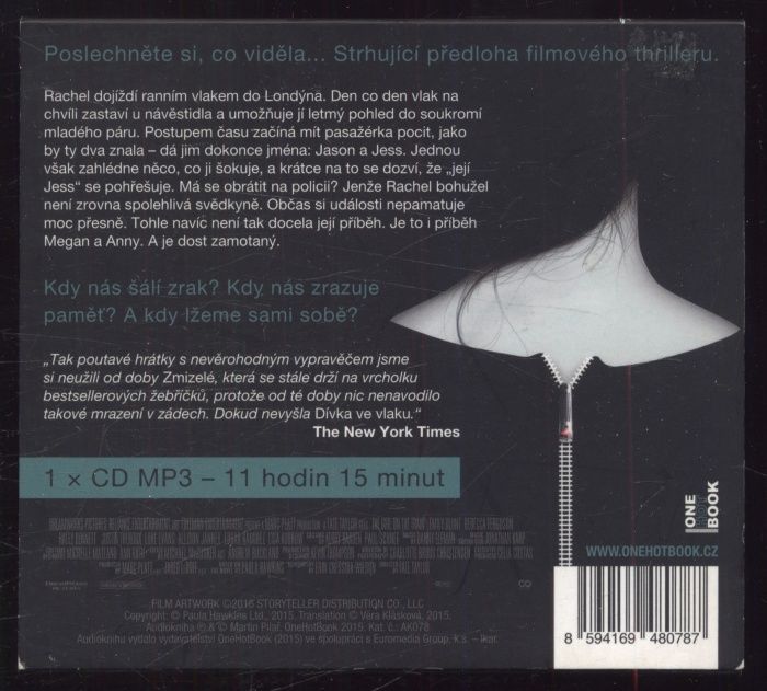 Paula Hawkins - Dívka ve vlaku (CD)
