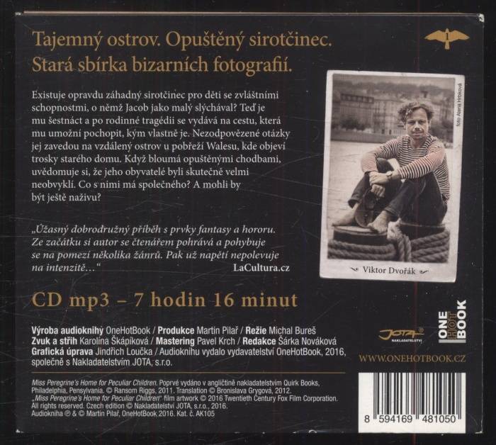 Ransom Riggs - Sirotčinec slečny Peregrinové pro podivné děti (CD)