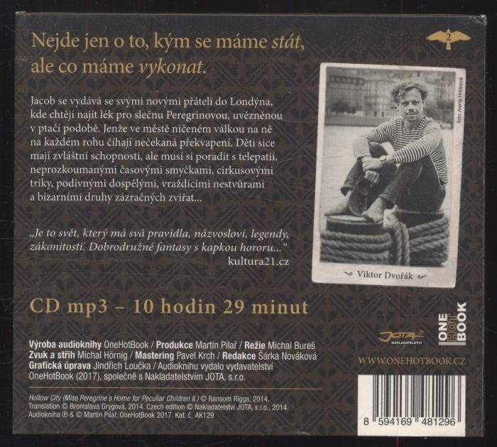 Ransom Riggs - Sirotčinec slečny Peregrinové: Podivné město (CD)