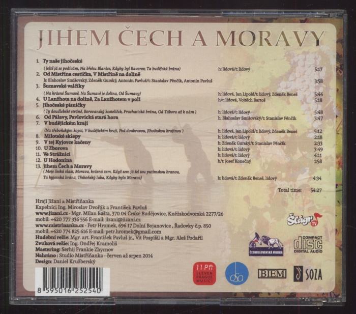 Jižani, Mistříňanka - Jihem Čech a Moravy (CD)