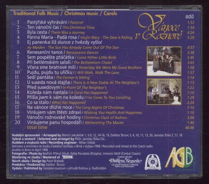 Various - Vánoce v Rožnově (CD)