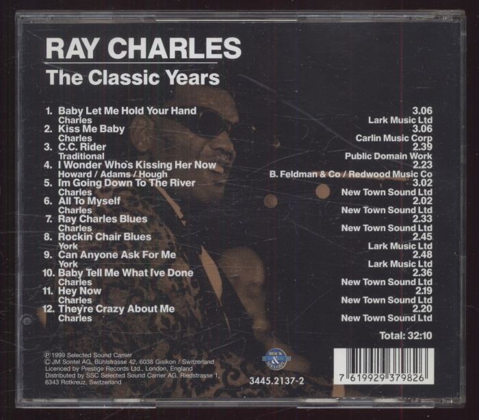 Ray Charles - Kiss Me Baby (CD)