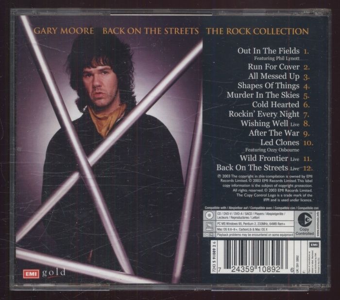 Gary Moore - Back On The Streets The Rock Collection (CD)
