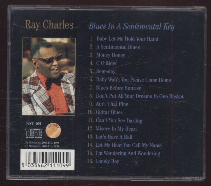 Ray Charles - Blues In A Sentimental Key (CD)