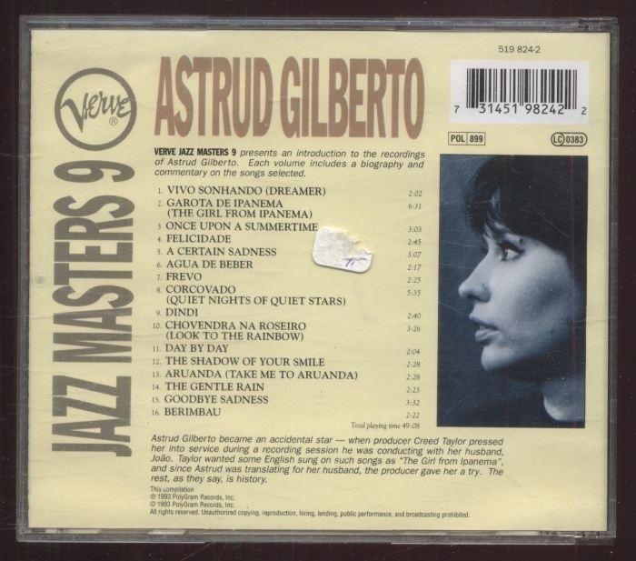 Astrud Gilberto - Verve Jazz Masters 9 (CD)