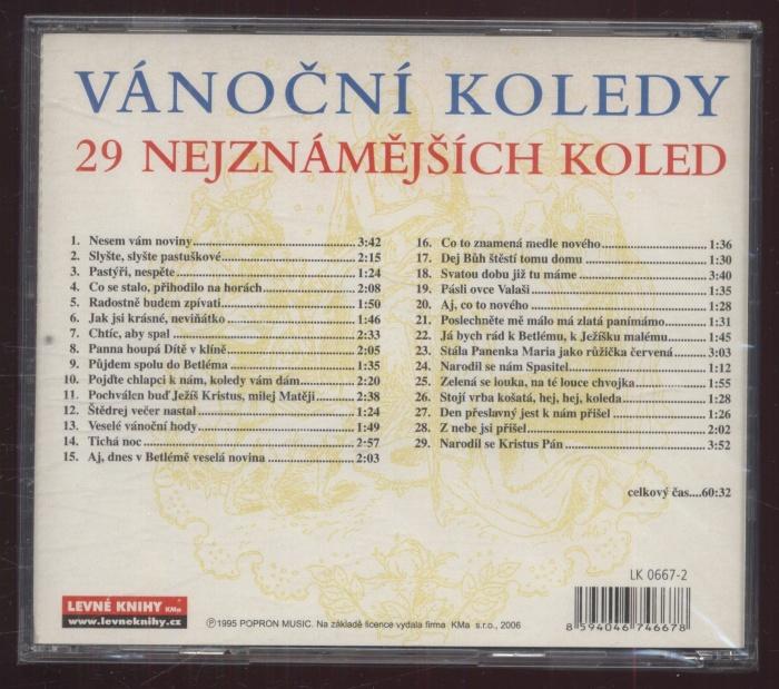 Studiový komorní orchestr - Vánoční koledy (29 nejznámějších koled) (CD)