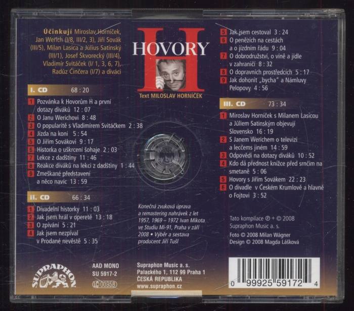 Miroslav Horníček - Hovory H (3CD)