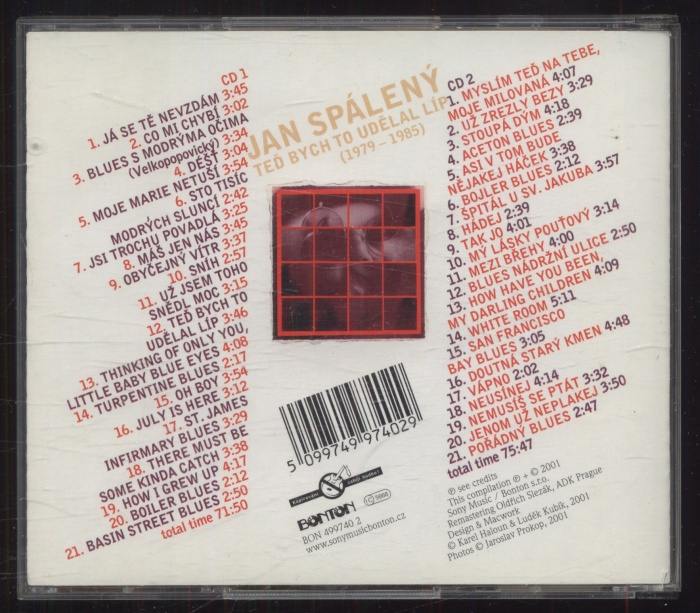 Jan Spálený - Teď bych to udělal líp (1979-1985) (CD)