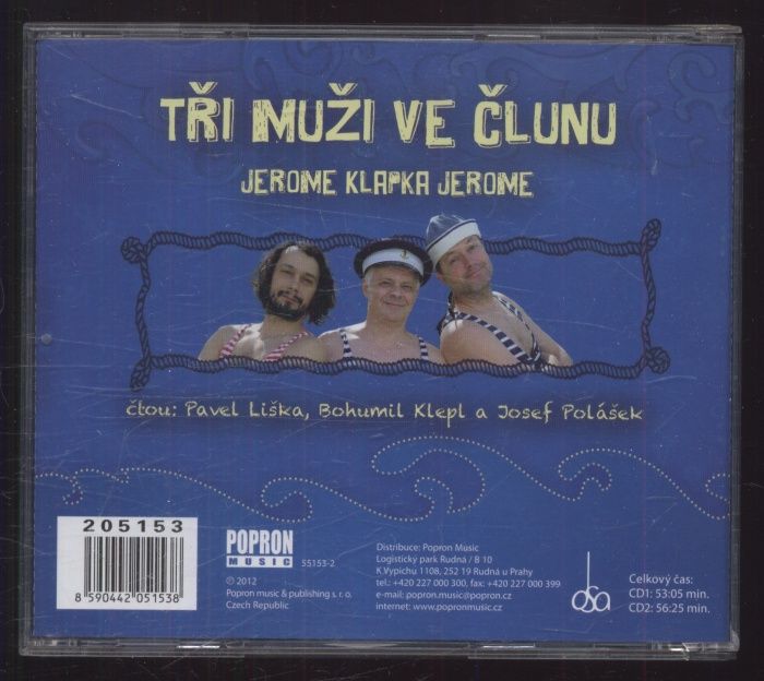Jerome Klapka Jerome - Tři muži ve člunu (2CD)
