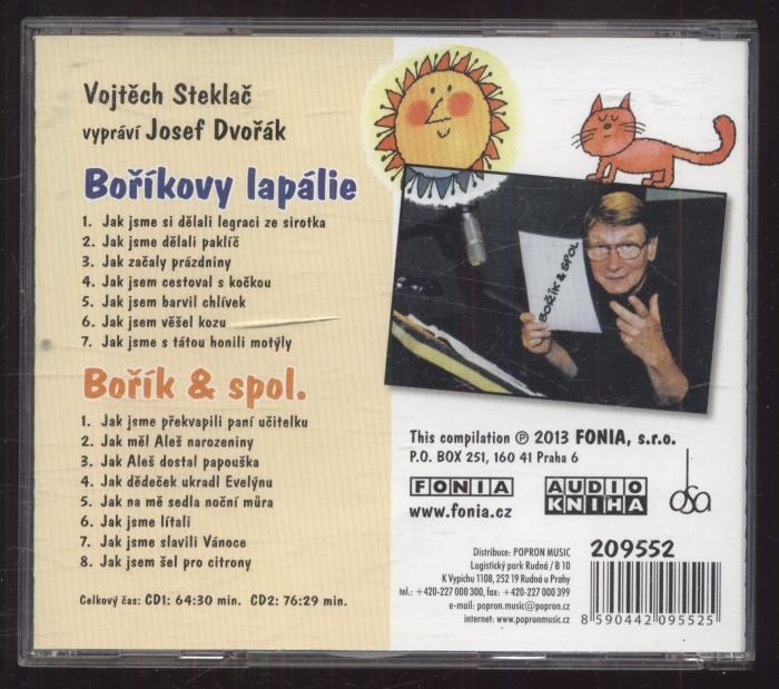 Vojtěch Steklač, Josef Dvořák - Boříkovy lapálie / Bořík & spol. (2CD)