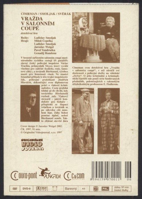 Divadlo Járy Cimrmana : Vražda v salonním coupé (DVD)