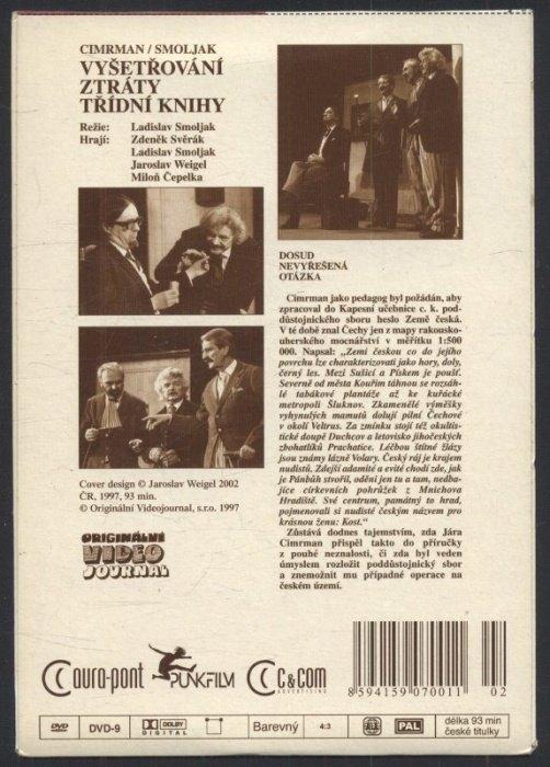 Divadlo Járy Cimrmana : Vyšetřování ztráty třídní knihy (DVD)